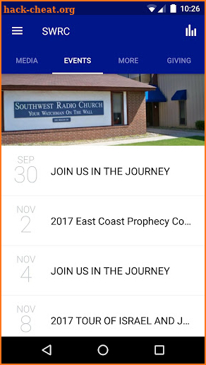 Southwest Radio Church screenshot
