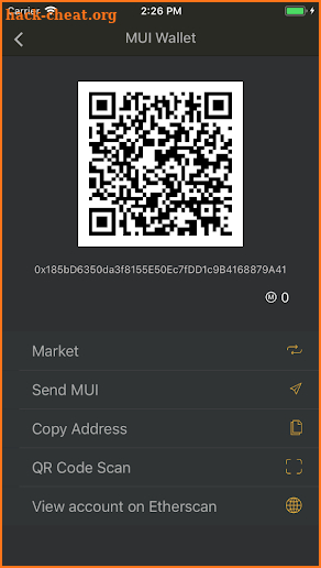 SovereignWallet, Sovereign Wallet, MUI, MUI Token screenshot