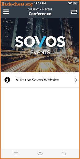Sovos Events screenshot