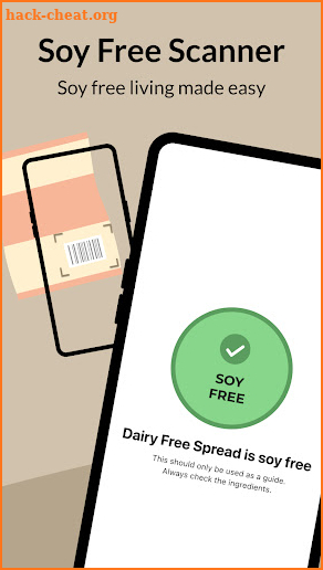 Soy Free Scanner screenshot