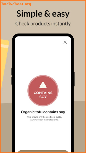 Soy Free Scanner screenshot