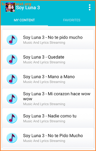 Soy Luna - All Song and Lyrics screenshot