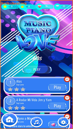 Soy Luna Piano Magic Games screenshot