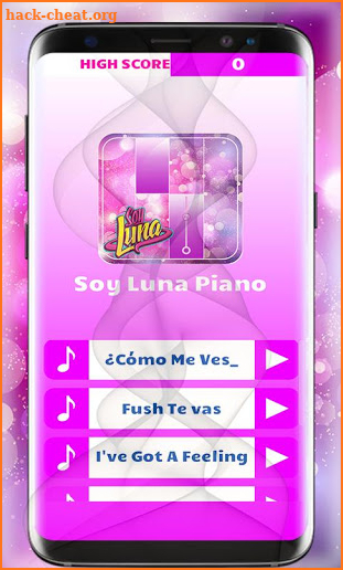 Soy Luna Piano Tiles Game screenshot