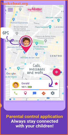 SoyMomo - Mobile GPS watch for children screenshot