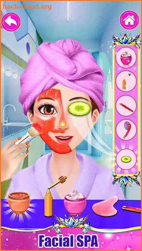 Spa Salon Dress-up Makeup Game screenshot