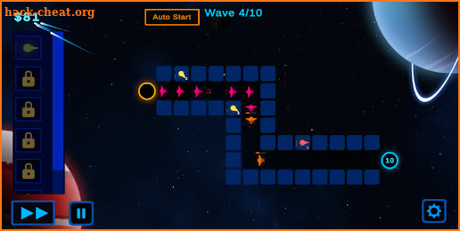 Space Arcade Tower Defense 2D screenshot