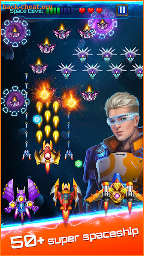 Space attack - infinity air force shooting screenshot