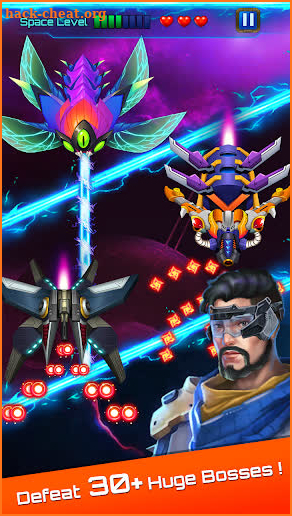 Space attack - infinity air force shooting screenshot