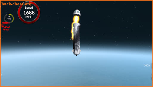 Space Blue Launch Rocket screenshot
