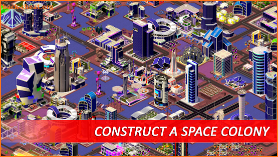 Space City: building game screenshot