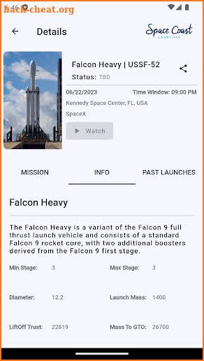 Space Coast Launches screenshot