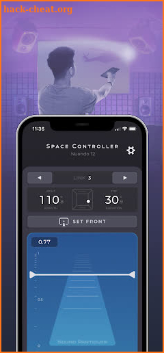 Space Controller OSC screenshot