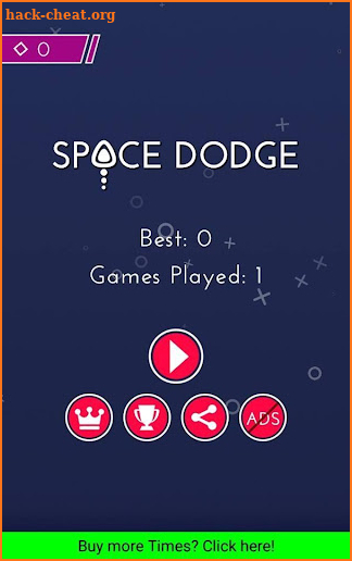 Space Dodge VKL screenshot