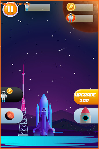 Space Frontier Flying Rocket 3D screenshot