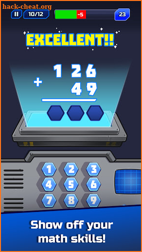 Space Genius: Math Academy - Epic learning game screenshot
