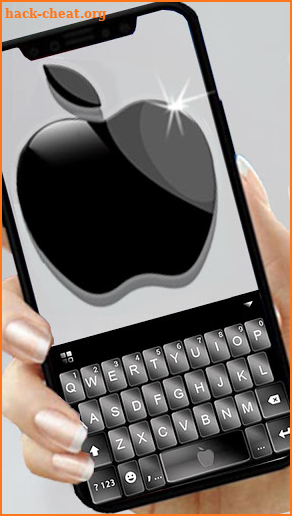 Space Gray Black Apple Keyboard -Phone 8 Plus,OS11 screenshot