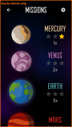 Space Math - Multiplication games (times tables) screenshot