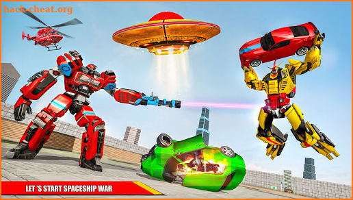 Space Robot Transport Games - Lion Robot Car Game screenshot