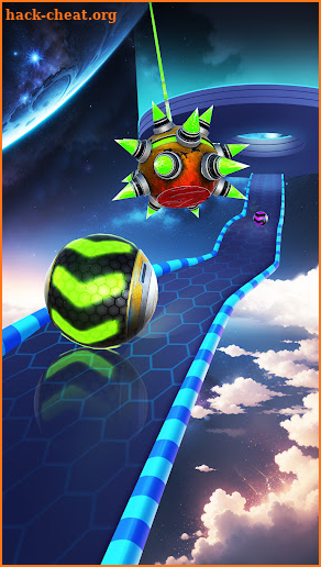 Space Rolling Balls Race screenshot