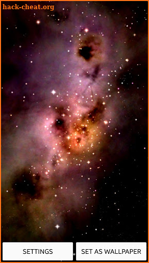Space - Stars & Clouds 3DXL Wallpaper + Cardboard screenshot