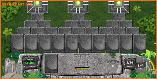 Space Three Towers Solitaire screenshot