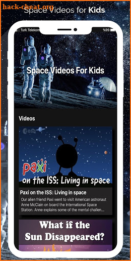 Space Videos For Kids screenshot
