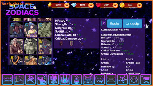 Space Zodiacs screenshot