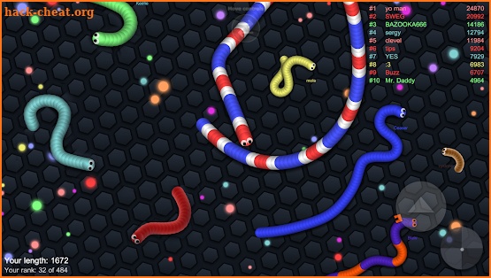Space.IO Rolling Snake screenshot