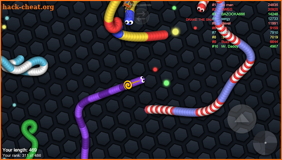 Space.IO Rolling Snake screenshot