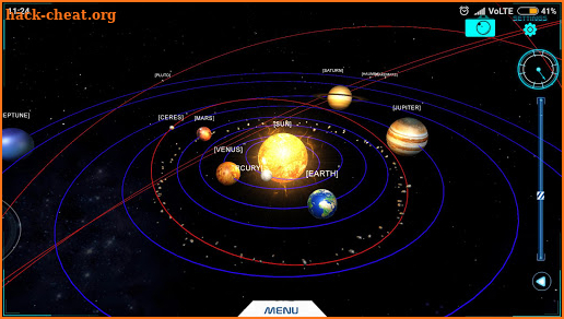 Spacewatch - A Solar System Explorer screenshot