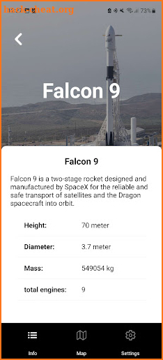 SpaceX-Connect screenshot