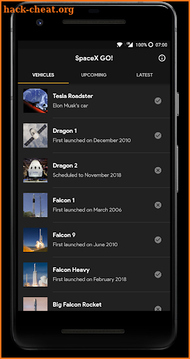 SpaceX GO! - Launch Tracker screenshot