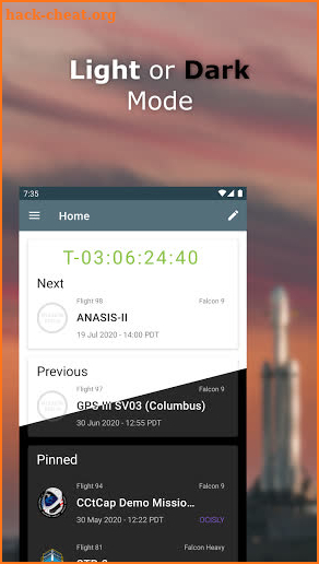 SpaceX - Launch Tracker screenshot