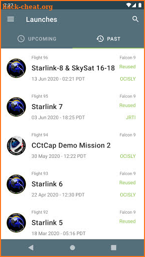 SpaceX - Launch Tracker screenshot