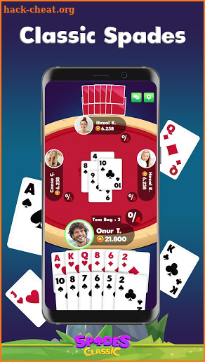 Spades Classic - Online Multiplayer Card Game screenshot