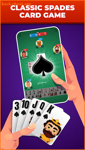 Spades Mania! Online card game screenshot