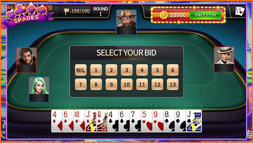 Spades Offline Card Games screenshot
