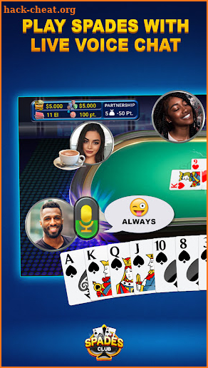 Spades Online Club - Card Game screenshot