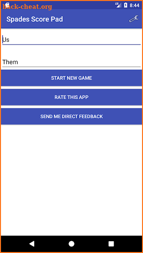 Spades Score Pad screenshot