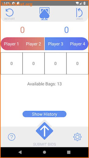 Spades Score (RN) screenshot