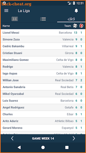 Spain Football League. LA LIGA live scores matches screenshot