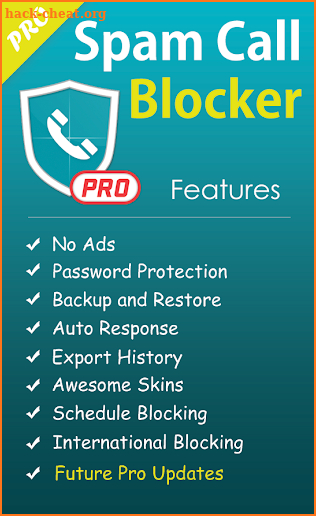 Spam Call Blocker Pro screenshot