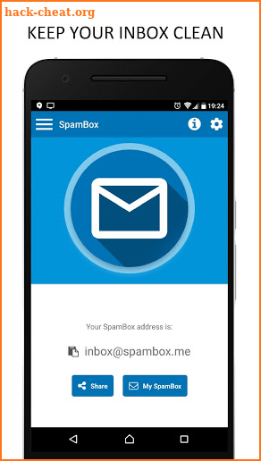 SpamBox - Anonymous Temp Email screenshot