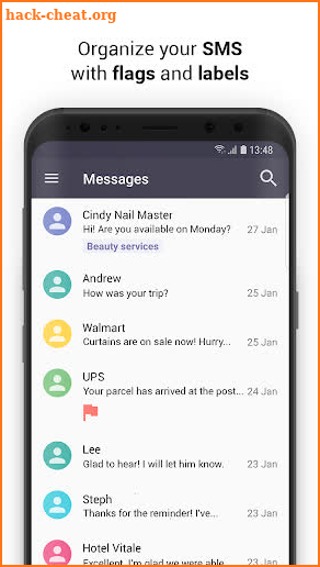SpamHound SMS Spam Filter screenshot