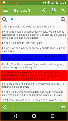 Spanish Bible Reina Valera screenshot