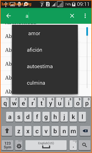 Spanish Dictionary Offline screenshot