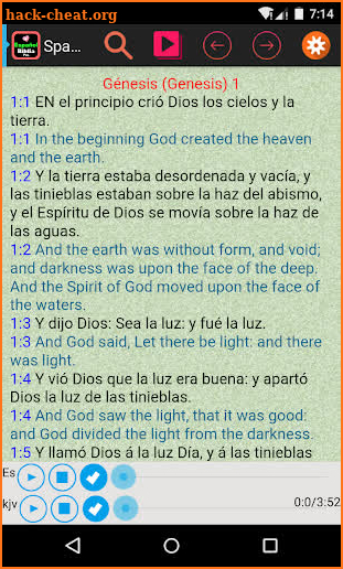 Spanish-English Audio Bible + screenshot