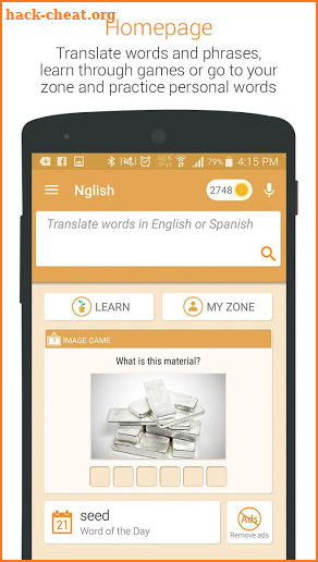 Spanish English Translator, Dictionary & Learning screenshot