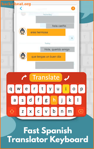 Spanish English Translator with Spanish Keyboard screenshot